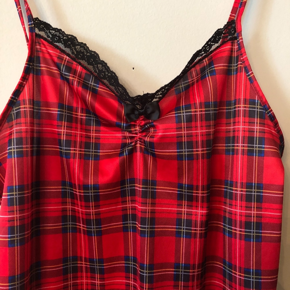 Undercover Wear Plaid/Tartan Cami Size M